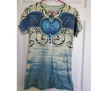 SINFUL foil accent tee